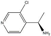 (1R)-1-(3-CHLORO(4-PYRIDYL))ETHYLAMINE结构式