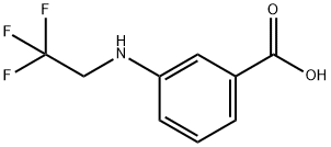 3-(2,2,2-Trifluoroethylamino)benzoic acid structure