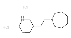 1-[2-(3-Piperidinyl)ethyl]azepane dihydrochloride结构式