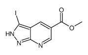 methyl 3-iodo-1H-pyrazolo[3,4-b]pyridine-5-carboxylate structure