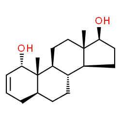 5α-Androst-2-ene-1α,17β-diol structure
