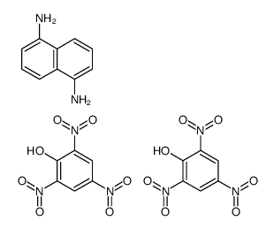 naphthalene-1,5-diamine,2,4,6-trinitrophenol Structure