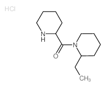 (2-Ethyl-1-piperidinyl)(2-piperidinyl)methanone hydrochloride结构式