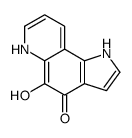 1H-Pyrrolo[2,3-f]quinoline-4,5-diol (9CI) structure