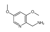 3,5-二甲氧基-2-吡啶甲胺结构式
