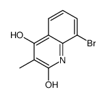 8-bromo-3-methylquinoline-2,4-diol Structure