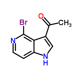 1-(4-Bromo-1H-pyrrolo[3,2-c]pyridin-3-yl)ethanone Structure