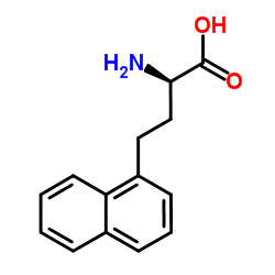 (2R)-2-Amino-4-(1-naphthyl)butanoic acid结构式