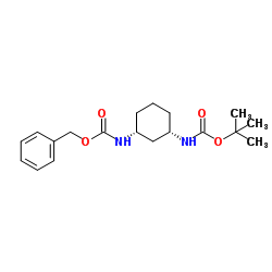 苄基((1R,3S)-环己烷-1,3-二基)二氨基甲酸叔丁酯图片