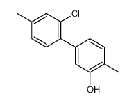 5-(2-chloro-4-methylphenyl)-2-methylphenol Structure