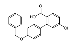 4-chloro-2-(4-phenylmethoxyphenyl)benzoic acid Structure