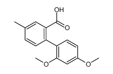 2-(2,4-dimethoxyphenyl)-5-methylbenzoic acid结构式