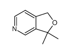 Furo[3,4-c]pyridine, 1,3-dihydro-3,3-dimethyl- (9CI)结构式