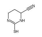 4-Pyrimidinecarbonitrile,hexahydro-2-thioxo-(9CI) structure