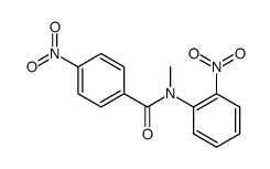 4-nitro-benzoic acid-(N-methyl-2-nitro-anilide)结构式