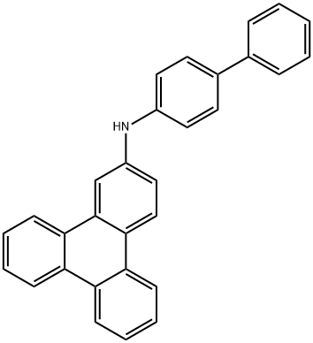 N-([1,1'-biphenyl]-4-yl)triphenylen-2-amine Structure