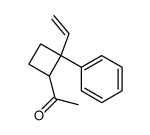 1-(2-phenyl-2-vinylcyclobutyl)ethan-1-one结构式