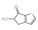 3-methyl-8-thiabicyclo[3.3.0]octa-6,9-dien-2-one结构式