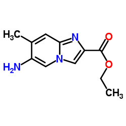 Ethyl 6-amino-7-methylimidazo[1,2-a]pyridine-2-carboxylate Structure