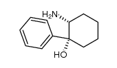 cis-2-amino-1-phenylcyclohexanol hydrochloride Structure