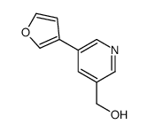 5-(3-呋喃)-3-吡啶甲醇结构式