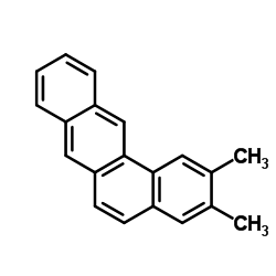 2,3-Dimethylbenz[a]anthracene Structure