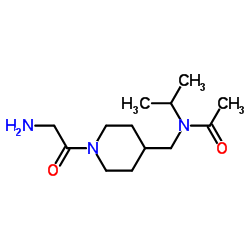 N-[(1-Glycyl-4-piperidinyl)methyl]-N-isopropylacetamide Structure