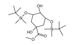 (1α,3R,4α,5R)-3,5-Bis[[(1,1-dimethylethyl)dimethylsilyl]oxy]-1,4-dihydroxy-cyclohexanecarboxylic Acid Methyl Ester picture