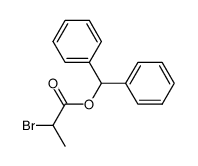 benzhydryl 2-bromopropionate Structure