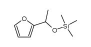 (1-(furan-2-yl)ethoxy)trimethylsilane Structure