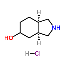 (3aS,7aR)-Octahydro-1H-isoindol-5-ol hydrochloride (1:1) Structure