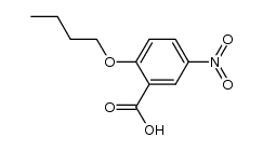 2-butanoyloxy-5-nitrobenzoic acid结构式
