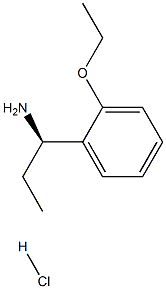 (1R)-1-(2-ETHOXYPHENYL)PROPAN-1-AMINE HYDROCHLORIDE Structure