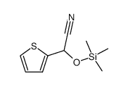 2-thiophenyl-(trimethylsilyloxy)-acetonitrile结构式