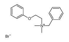 benzyl-dimethyl-(2-phenoxyethyl)azanium,bromide结构式