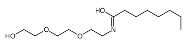 N-[2-[2-(2-hydroxyethoxy)ethoxy]ethyl]octanamide结构式