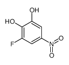 3-fluoro-5-nitrobenzene-1,2-diol Structure