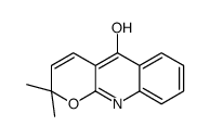 2,2-dimethyl-10H-pyrano[2,3-b]quinolin-5-one Structure