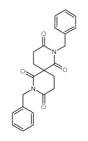 2,8-Diazaspiro[5.5]undecane-1,3,7,9-tetrone, 2,8-bis(phenylmethyl) Structure