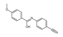 N-(4-Cyanophenyl)-4-methoxybenzamide Structure