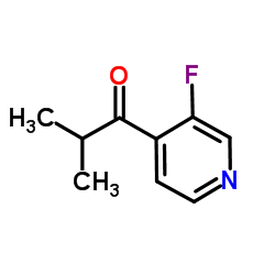 1-(3-Fluoro-4-pyridinyl)-2-methyl-1-propanone Structure