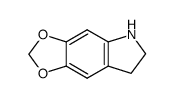 6,7-dihydro-5H-[1,3]dioxolo[4,5-f]indole结构式