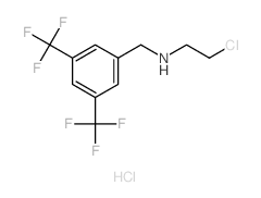 Benzenemethanamine,N-(2-chloroethyl)-3,5-bis(trifluoromethyl)-, hydrochloride (1:1) Structure