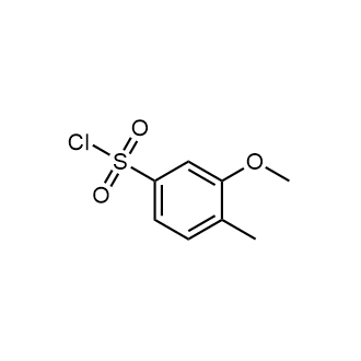 3-Methoxy-4-methylbenzenesulfonyl chloride structure