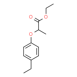 2-(4-ETHYL-PHENOXY)-PROPIONIC ACID ETHYL ESTER结构式