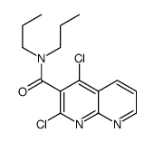 2,4-dichloro-N,N-dipropyl-1,8-naphthyridine-3-carboxamide Structure