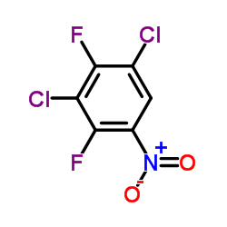 1,3-Dichloro-2,4-difluoro-5-nitrobenzene Structure