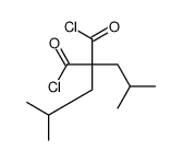 2,2-bis(2-methylpropyl)propanedioyl dichloride Structure