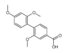 4-(2,4-dimethoxyphenyl)-3-methoxybenzoic acid结构式