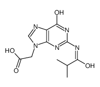 9H-Purine-9-acetic acid, 1,6-dihydro-2-'(2-Methyl-1-oxopropyl)aMino-6-oxo- picture